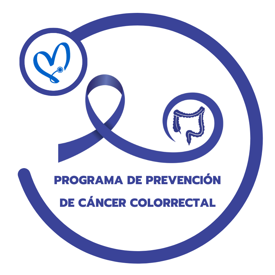 Logo circular del Programa de Prevención de Cáncer Colorrectal